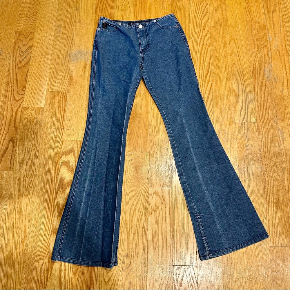 Guess Classic Blue Flared Women Jeans